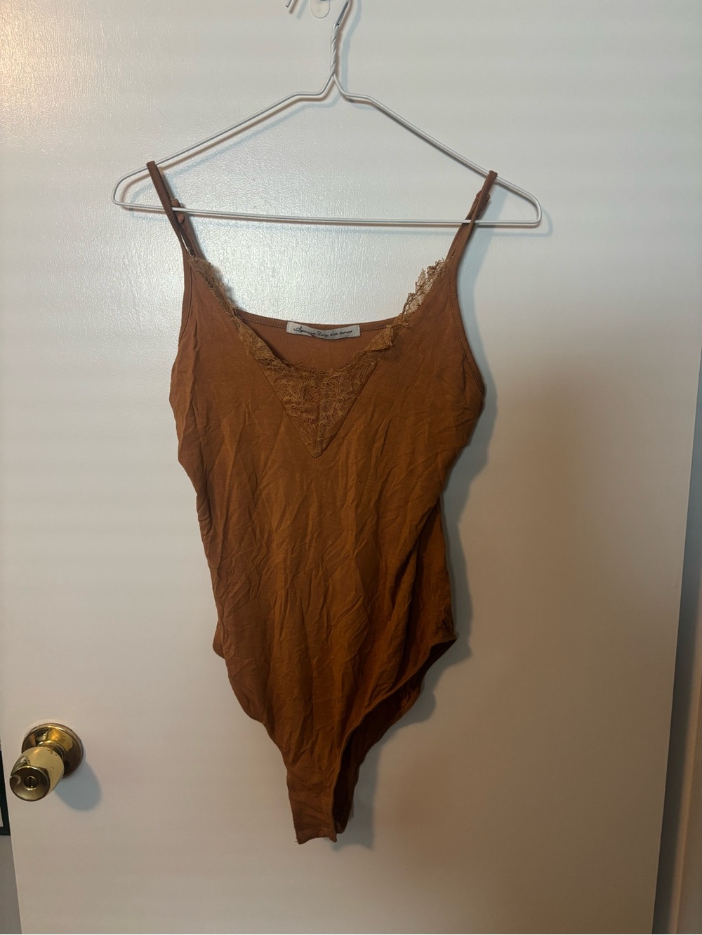 Elevated Boho Coquette Festivalcore Layering American Rag Lace-Trim Bodysuit